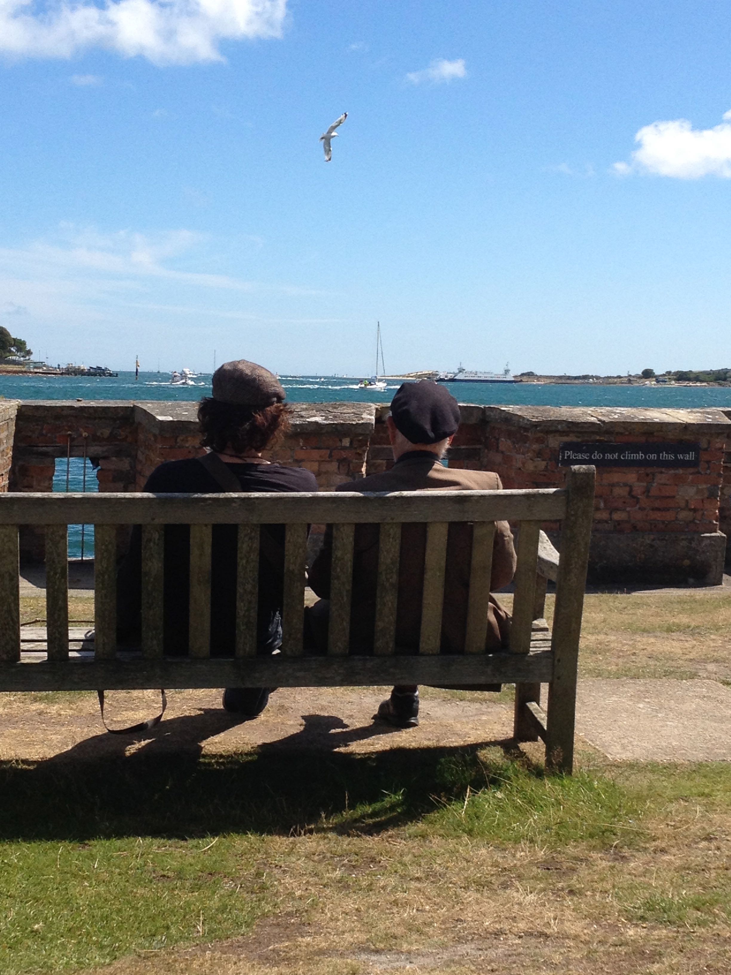 Me and dad on Brownsea Island